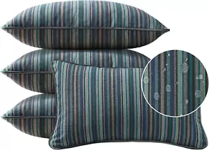 Sunbrella Decorative Outdoor Waterproof Throw Pillows with Inserts, Set of 4, 20 - Picture 1 of 12