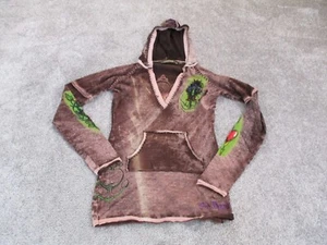 Ed Hardy Hoodie Jacket Womens Size Medium - Picture 1 of 9