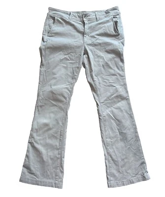 NUEVO CON ETIQUETAS- Pantalones elásticos American Eagle beige para mujer talla 16 LARGOS Foto 1 de 4