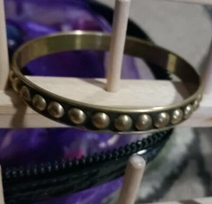 Vintage, Gold, Schwarz und Messing Armband.  - Bild 1 von 3