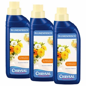 Chrysal Blumenfrisch 3x 500 ml flüssige Schnittblumennahrung lange Haltbarkeit - Bild 1 von 2
