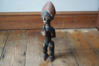 Vintage African Akuaba Ashanti Style Carved Wooden Sculpture Figure