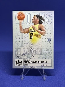 2023 COURT KINGS WORKS IN PROGRESS BRICE SENSABAUGH RC RUBY RED /149 Utah Jazz - Picture 1 of 2