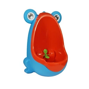 Blue & Red Baby Potty Boy Training Urinal Frog Fun Toddler Toilet Trainer - Picture 1 of 3