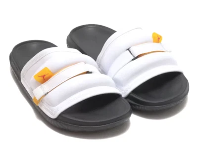 Nike Hombre Air Jordan Super Play Slides Blanco/Amarillo DM1683-170 g Foto 1 de 4