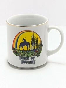 Vintage Trees of Mystery Coffee Mug made in Japan California Redwood Forest  - Picture 1 of 3