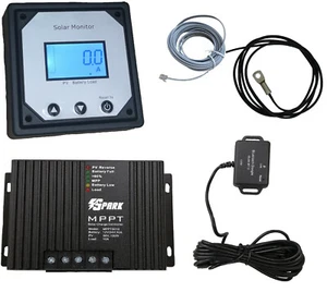 SPARK Dual Solar Charge Controller MPPT 10A 20A 30A 40A 12V/24V MAX PV 50V - Picture 1 of 9