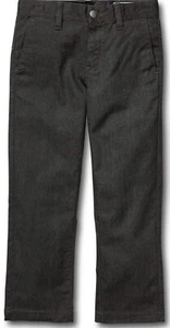 Volcom Big Boys Modern Stretch Pant, Charcoal Heather-Size 14 (27) NWT - Picture 1 of 10