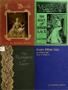 112 Old Books on Lace Making Collecting Old Antique Pattern Art Style on DVD - Imagen 1 de 12