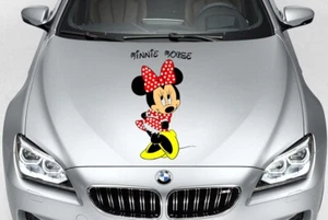 CALCOMANÍA MINNIE MOUSE PEGATINA CAMIÓN VEHÍCULO VENTANA PARED DIBUJOS ANIMADOS - Imagen 1 de 1