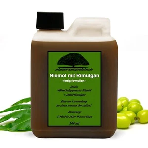 Niemöl Neemöl mit Rimulgan 500 ml *FERTIG GEMISCHT* Konzentrat für Pflanzen - Bild 1 von 7