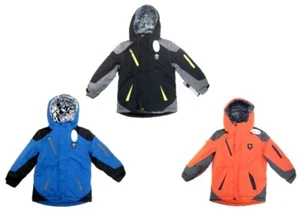 Protection System Little Boys 3 in 1 Winter Jacket NWT Size 4 Blue Black Orang - Picture 1 of 27