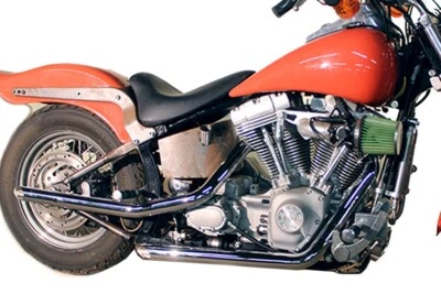 Nuevo juego de tubos de arrastre cromados Harley Davidson Softail MCM Illusion FXST 1997-2017 Foto 1 de 4