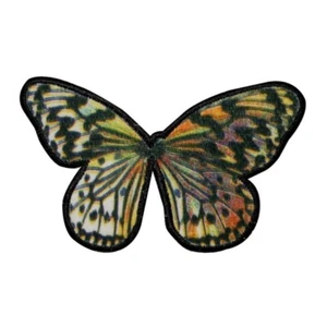 Spotted Butterfly Patch Rainbow Insect Hobby Craft Sublimation Iron On Applique - Picture 1 of 3