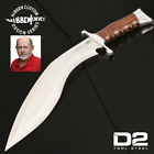 Gil Hibben Kukri Fighter Sword Machete Knife D2 Tool Steel Gh5094 17 1/4" Oa New
