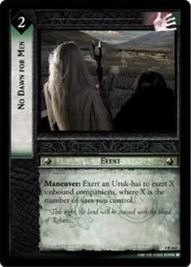 Herr der Ringe LOTR CCG TCG Zwei Türme 4R163 No Dawn for Men - Bild 1 von 1