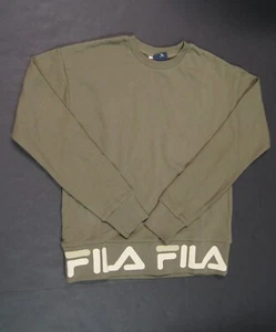 FILA Men's French Terry Logo Crewneck Sweatshirt NEW NWT - Picture 1 of 6