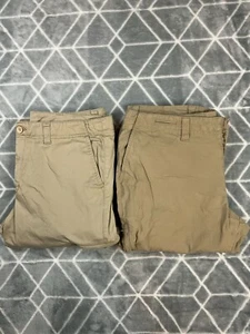 John Deere Cargo Pants Chino Trousers Men’s W36 L30 Farming X2 Pairs Trousers - Picture 1 of 6