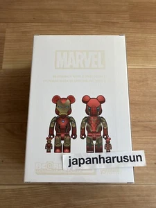 MEDICOM TOY BE@RBRICK IRON MAN MARK85 CHROME Ver. 100% & 400% Action Figure - Picture 1 of 14