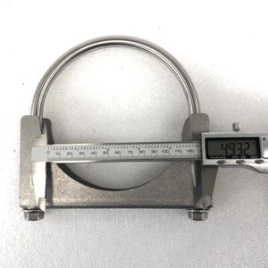 (Una) Abrazadera de perno en U de 5", ideal para 5" O.D. Tubería, acero Stianless - Imagen 1 de 10