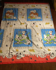 Vintage 80’s/9 0’s Disney 101 Dalmations Comforter Blanket  72 X 90”