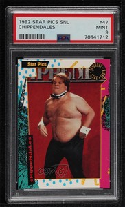 1992 Star Pics Saturday Night Live Chris Farley Chippendales #47 PSA 9 MINT 0jk3