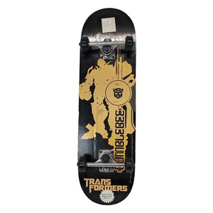 Rare Transformers Bumblebee Skateboard 2011 Hasbro Autobots Full Size 29" - Picture 1 of 9