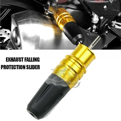 Protector de almohadilla de choque deslizante de marco de escape dorado apto para DUCATI 996/999/v4/v2/821 Foto 1 de 4