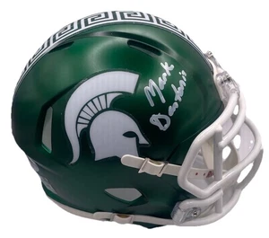 MARK DANTONIO SIGNED HANDSIGNIERT MSU MICHIGAN STATE SPARTANS MINI HELM PSA - Bild 1 von 2