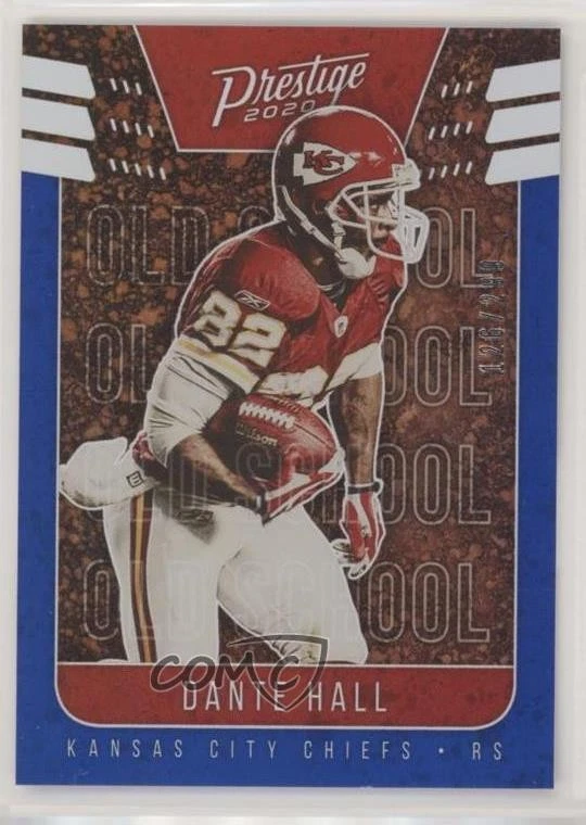 2020 Panini Prestige Old School Xtra Points Blue /299 Dante Hall #OS-DH - Image 1 of 2