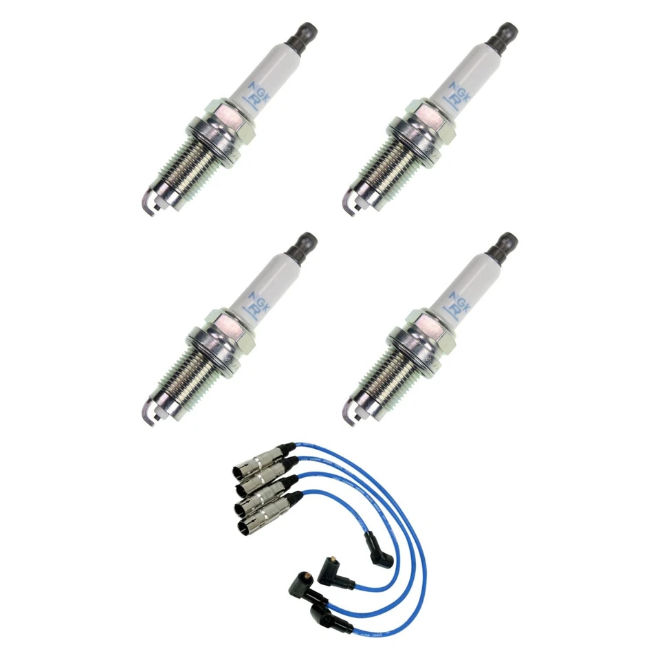 For Volkswagen Jetta 2011-2014 NGK Spark Plug Wire & Spark Plug Kit Foto 1 de 4