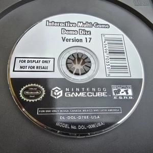 Nintendo Gamecube Interactive Multi-Game Demo Disc Version 17 RARE KIOSK NFR - Picture 1 of 2