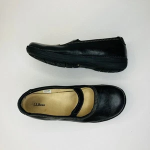 LL Bean Mary Jane bequeme Damen-Lederschuhe 6,5 schwarz Freizeit Büro - Bild 1 von 10
