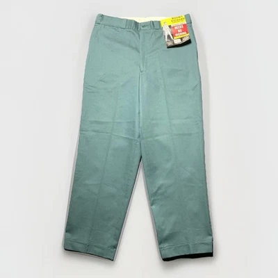 Pantalones de Trabajo Richard Amplios Años 60 De Colección 36x29 Sarga Ancho Sin Stock Nuevo de Lote Antiguo Waldes Union Foto 1 de 4