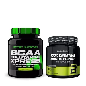 Scitec Nutrition BCAA + GLUTAMMINA XPRESS 600 g lattina aminoacidi + creatina 300gr - Foto 1 di 3