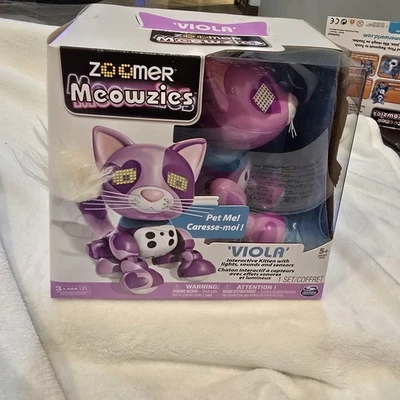 Zoomer Meowzies Viola Interactive Kitten With Lights, Sounds and Sensors Sealed - Image 1 of 4
