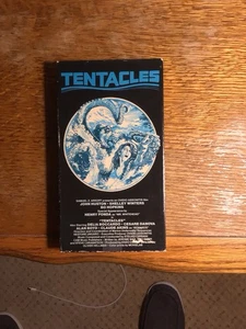 TENTACLES VHS 1977 American Intentional Vestron Video Octopus Jaws Rip-Off - Picture 1 of 3