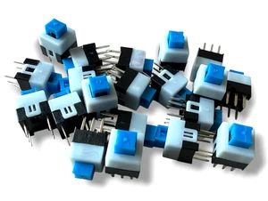 Micro 7 x 7mm non-momentary miniature key tiny push-button on-off switch 20pcs - Picture 1 of 10