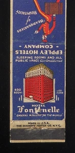 1940s Hotel Fontenelle 400 Rooms w/ Bath Bellboy Eppley Hotels Company Omaha NE - Picture 1 of 2