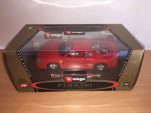 Bburago Burago 1:24 FERRARI F40 1987 ROSSA in Metallo cod. 1532 MIB - Imagen 1 de 5