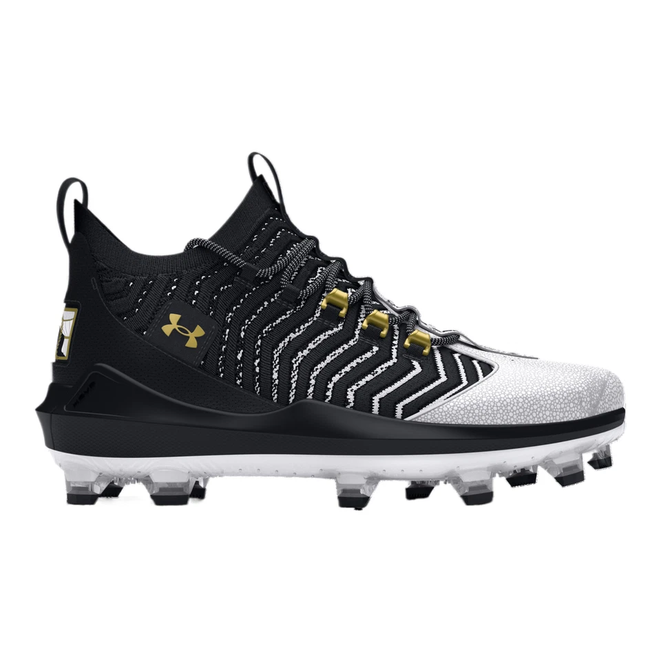 Under Armour Harper 9 Pro TPU - Para hombres (Negro/Blanco/Dorado Metálico) Foto 1 de 1