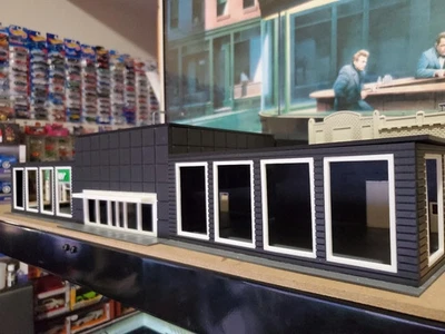 CONCESSIONARIA AUTO STAMPA ASSEMBLATA SU RICHIESTA SCALA S EDIFICIO/DIORAMA - Immagine 1 di 4