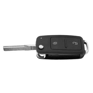 Remote Key Case Black Key Fob Covers Professional Lightweight Folding - Picture 1 of 7