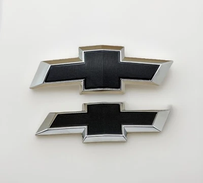 Emblema de pajarita negra brillante delantera trasera para Chevrolet Camaro Custom LS LT 2016-2024 Foto 1 de 4