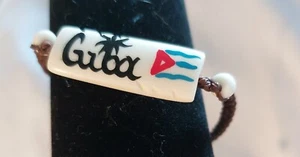 New Cuba wood bead bracelet - Picture 1 of 5