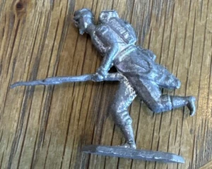Vintage Lead Soldier Charging W/ Bayonet Rare Collectible Solid Lead No Paint 2” - Picture 1 of 5