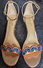 Jewel BADGLEY MISCHKA Womens 8 Stiletto Heel with Multicolor Toe Strap