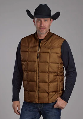Chaleco softshell Roper para hombre aislado caramelo occidental 100 % poliéster Foto 1 de 4