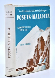 Topo Pyrenees, Armengaud & A. Jolis: POSETS - SICK. 1967 Ollivier Guide - Picture 1 of 1