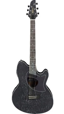 Ibanez chitarra acustica elettrificata TCM50-GBO Galaxy Black Open Pore 4/4 - Immagine 1 di 4